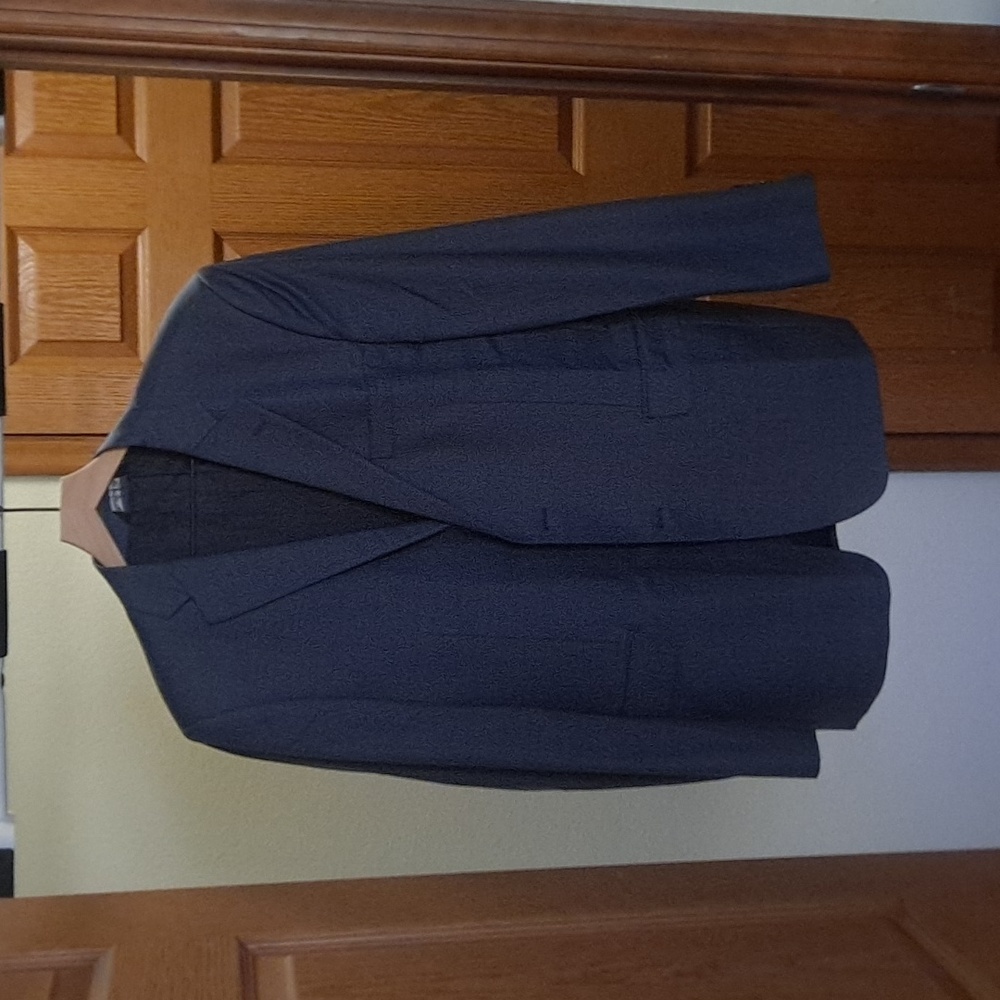 Saks Fifth Ave Traveler Blazer Jacket, Blue, 42L